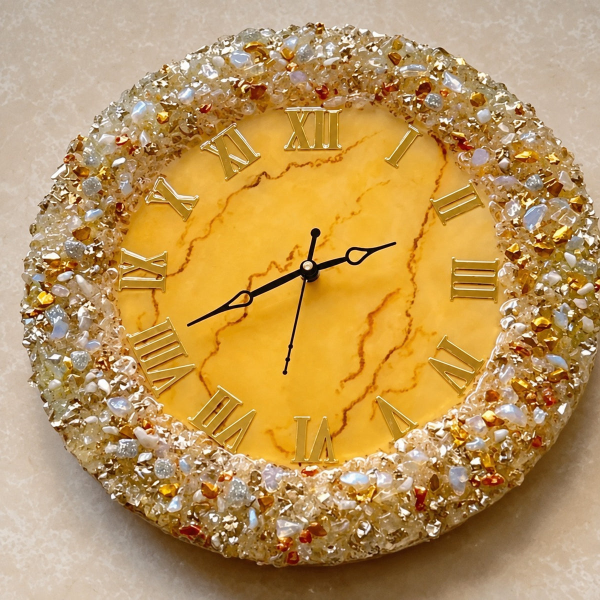 Sunstone Luxury Resin Wall Clock