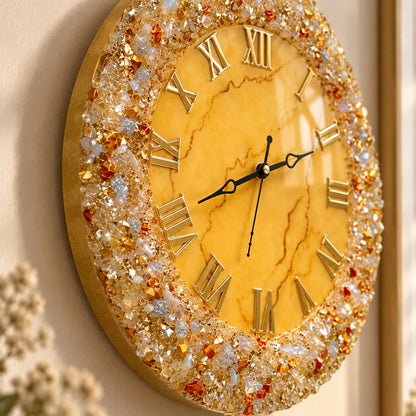 Sunstone Luxury Resin Wall Clock