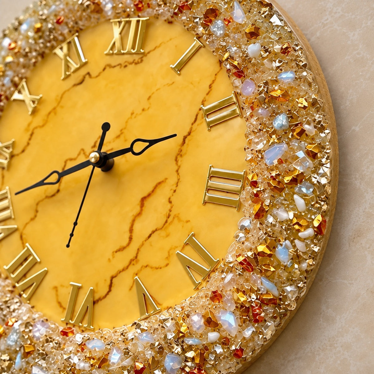Sunstone Luxury Resin Wall Clock